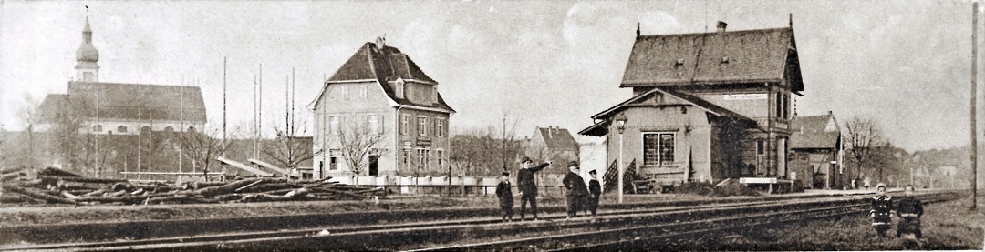 Bahnhof Obertshausen um 1912