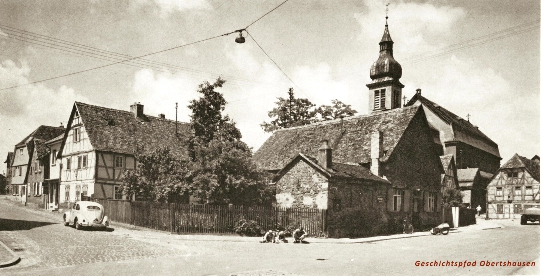 Wilhelmstraße und Kirchstraße vor 1961 Wilhelmstraße und Kirchstraße vor 1961