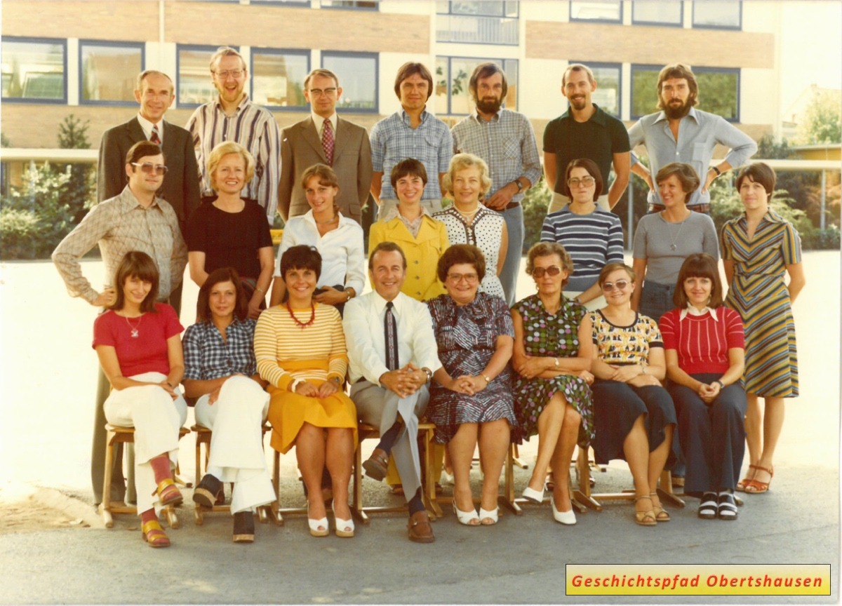 Lehrerkollegium im Jahr 1976