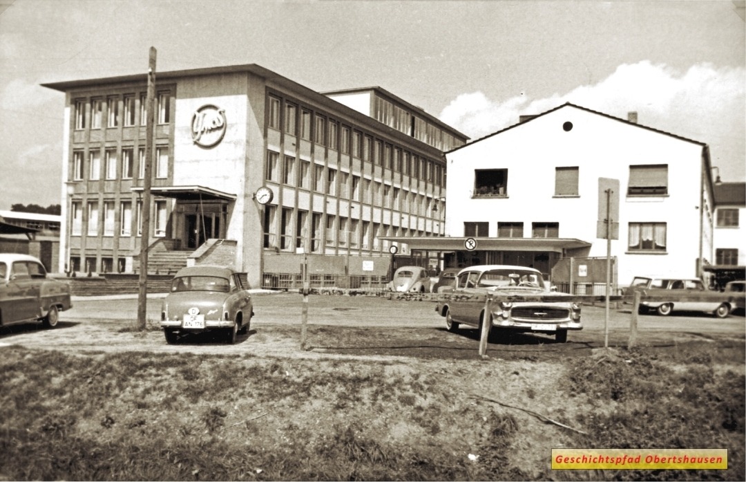 Ymos Verwaltungsgebäude Mai 1965