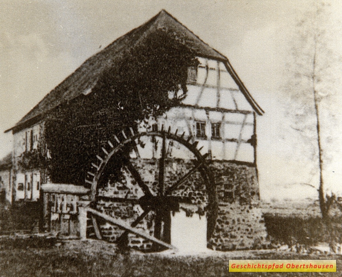 Untermühle Hausen, Postkartenmotiv von 1910