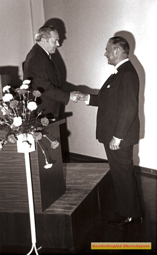 40 Jahre YMOS 1966 Bürgermeister Mahr und Jakob Wolf