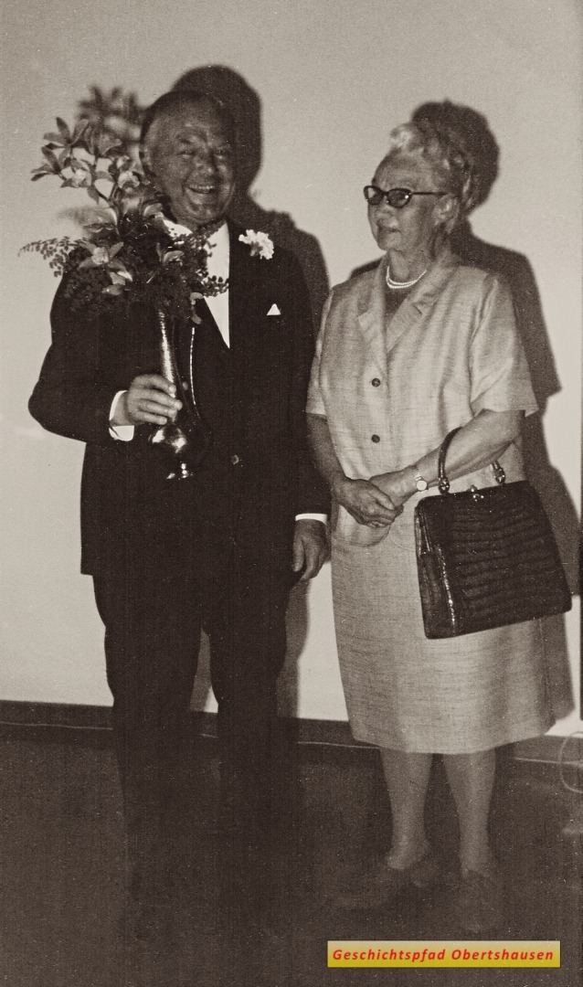 40 Jahre YMOS 1966 Jakob Wolf und Marie Friederike Vetter, Adam Vetter Bauunternehmen. Zwei Ehrenbürger der Stadt Obertshausen