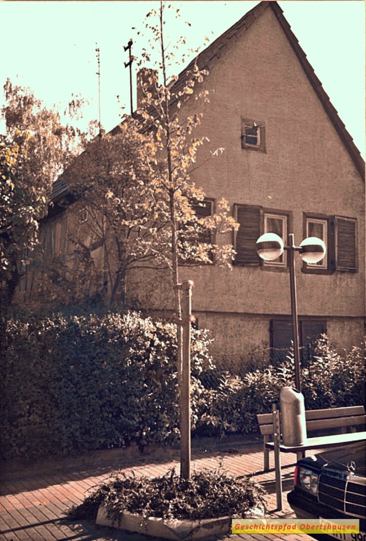 Das Fachwerkhaus Zum Nachtwächter in seinem Zustand vor der Sanierung im Jahr 1985