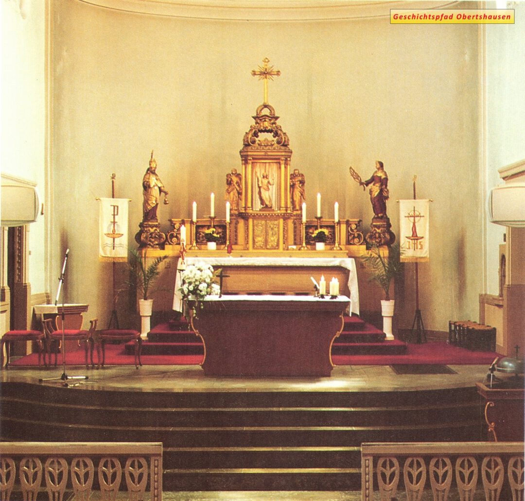 Altarraum Herz-Jesu-Kirche, 1938-1996