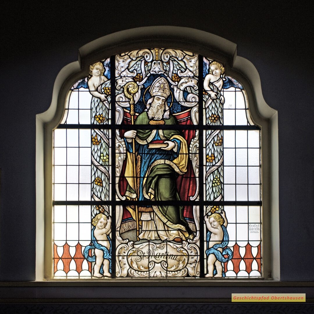 Kirchenfenster 5: St. Martinus - gestiftet v.d. kath. Volksverein