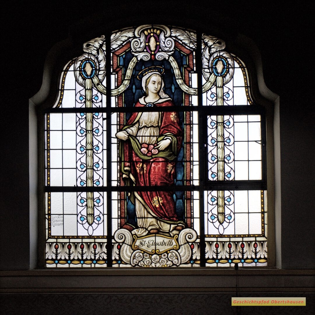 Kirchenfenster 7: St. Elisabeth - gestiftet von Familie Bürgermeister Kämmerer